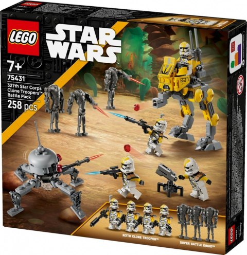 LEGO Klocki Star Wars 75431 Zestaw bitewny - żołnierze-klony z 327. korpusu galaktycznego