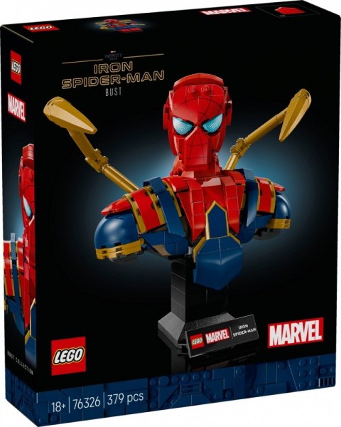 LEGO Klocki Super Heroes 76326 Popiersie Iron Spider-Mana