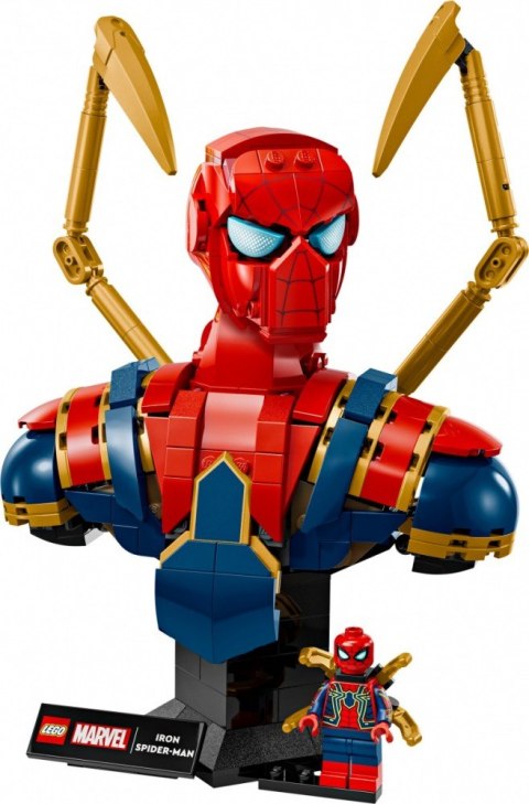 LEGO Klocki Super Heroes 76326 Popiersie Iron Spider-Mana