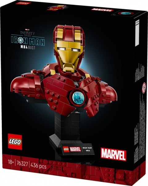LEGO Klocki Super Heroes 76327 Popiersie Iron Mana MK4