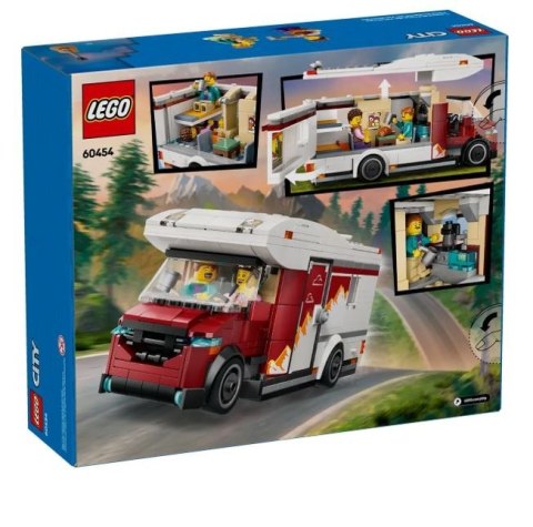 LEGO Klocki City 60454 Wakacyjny kamper pełen przygód