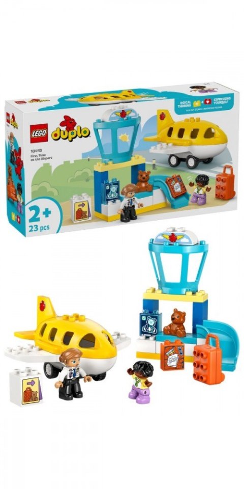 LEGO Klocki DUPLO 10443 Pierwszy raz: Na lotnisku