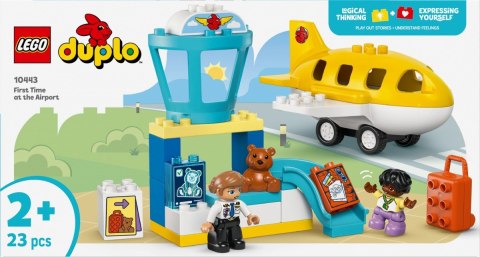 LEGO Klocki DUPLO 10443 Pierwszy raz: Na lotnisku