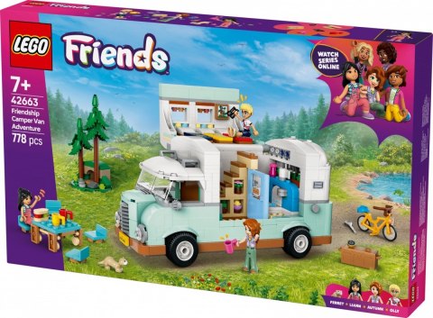 LEGO Klocki Friends 42663 Przygoda w kamperze przyjaciół