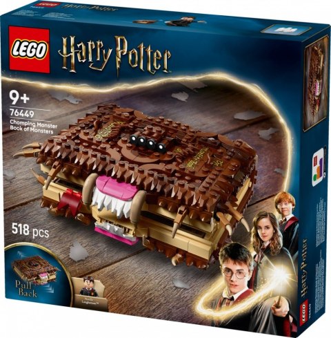 LEGO Klocki Harry Potter 76449 Potworna księga potworów z zębami