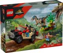 LEGO Klocki Jurassic World 76972 Ucieczka terenówką przed raptorem