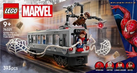 LEGO Klocki Super Heroes 76321 Spider-Man kontra Doc Ock - scena w metrze