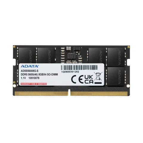 Adata Pamięć do notebooka Premier DDR5 5600 SODIMM 8GB Single Tray