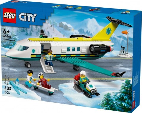 LEGO Klocki City 60465 Samolot pogotowia ratunkowego