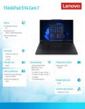 Lenovo Laptop ThinkPad E14 G7 21U2007SPB W11Pro Ultra 5 226V/16GB/512GB/INT/14.0 WUXGA/Black/1YR Premier Support + 3YRS OS + CO2 Offset