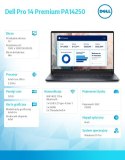Dell Laptop Dell Pro 14 Premium PA14250 W11P Ultra 7 268V/32GB/512GB SSD G4 CL35/14.0 FHD+/Arc/FgrPr/Cams&Mic/WWAN Ready+BT/BcklKb/3C