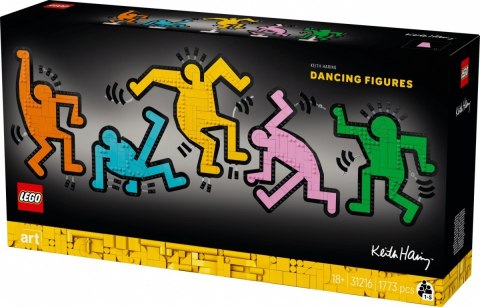 LEGO Klocki ART 31216 Keith Haring - tańczące postacie