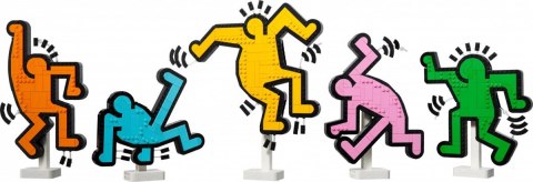 LEGO Klocki ART 31216 Keith Haring - tańczące postacie