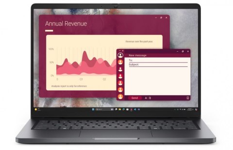 Dell Laptop Dell Pro 14 PC14250 W11P C5 220U/16GB/512GB CL25/14.0 FHD+/INT/FgrPr/FHD/IRCam/Mic/WLAN+BT/BcklKb/3C/3YPS Magnetite color