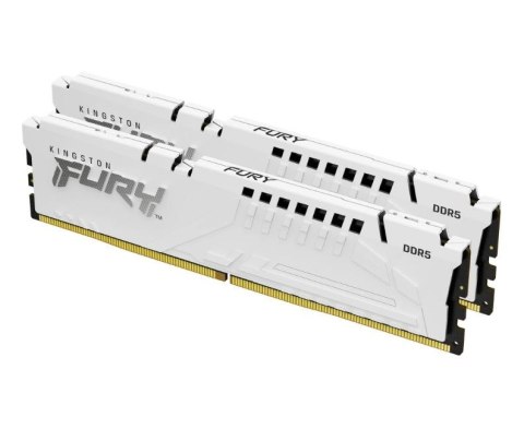 Kingston Pamięć DDR5 Fury Beast 32GB(2*16GB)/6000 CL36 biała