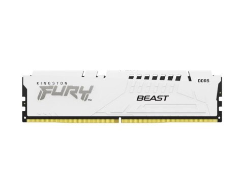 Kingston Pamięć DDR5 Fury Beast 32GB(2*16GB)/6000 CL36 biała
