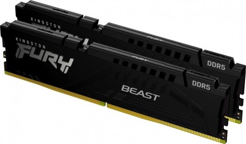 Kingston Pamięć DDR5 Fury Beast 64GB(2*32GB)/5600 CL40 czarna