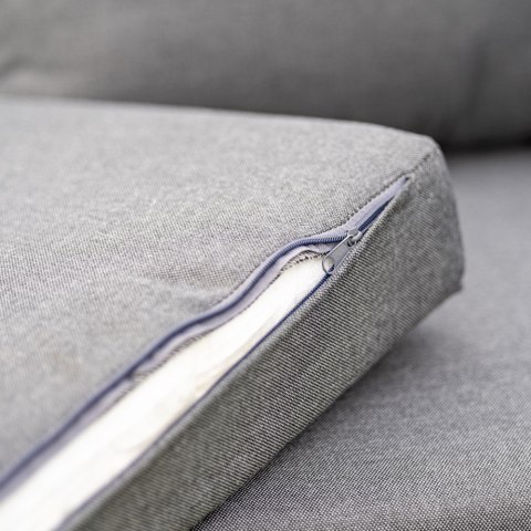 Zestaw Mebli Ogrodowych DUISBURG Sofa Fotel Stolik ANTRACYT / BRĄZOWY