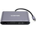 CANYON HUB DS-14 8 w 1 4k USB-C Szary