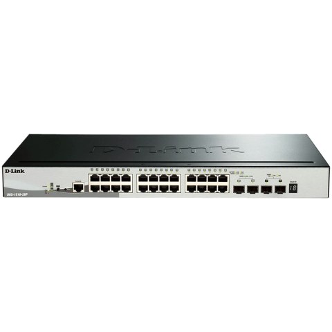 D-LINK 28-Port Gigabit Stackable SmartPro PoE Switch including 2 SFP ports and 2 x 10G SFP+ ports