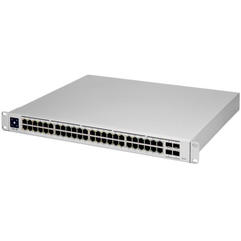 UBIQUITI UniFi Switch 48 port, Layer 3, PoE++,(40) GbE PoE+, (8) GbE PoE++, (4) 10G SFP+, 600W