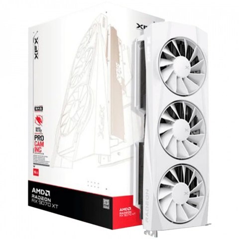 XFX Quicksilver AMD Radeon RX 9070XT White 16GB GDDR6 256-bit HDMI 3xDP