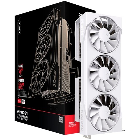 XFX Swift AMD Radeon RX 9070 OC White 16GB GDDR6 256-bit HDMI 3xDP