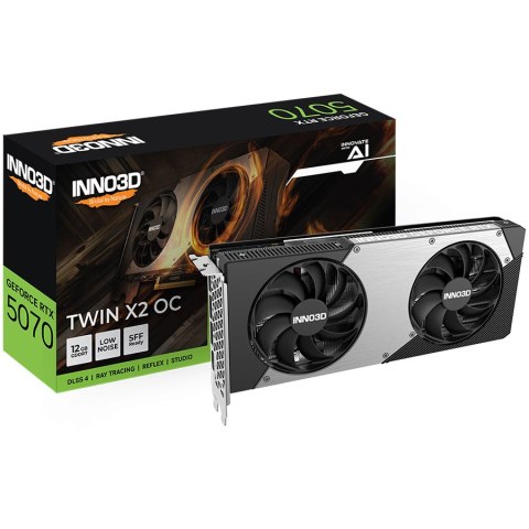 INNO3D GeForce RTX 5070 Twin X2 OC 12GB GDDR7 192-bit HDMI 3x DP