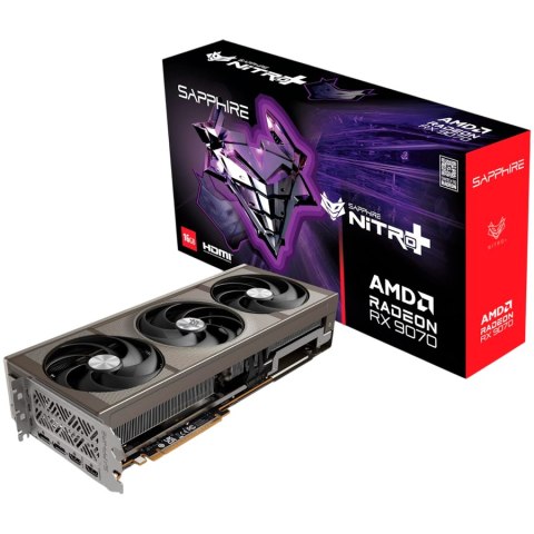 SAPPHIRE NITRO+ AMD Radeon RX 9070 OC 16GB GDDR6 256-bit 2x HDMI 2x DP