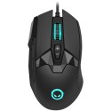 LORGAR Mysz Gamingowa Stricter 579, USB, LED, RGB, Czarna