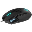 LORGAR Mysz Gamingowa Stricter 579, USB, LED, RGB, Czarna