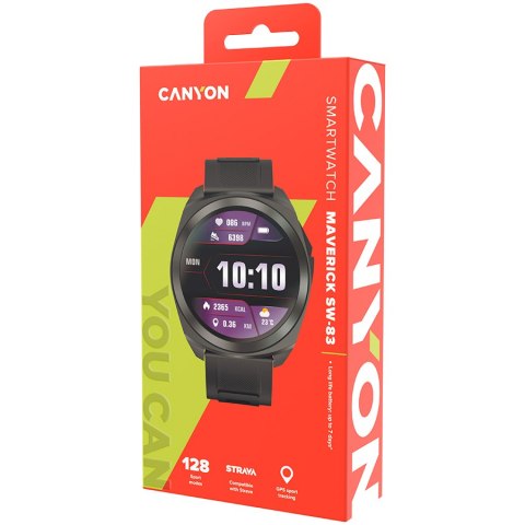 CANYON Smartwatch Maveric SW-83 GPS Czarny