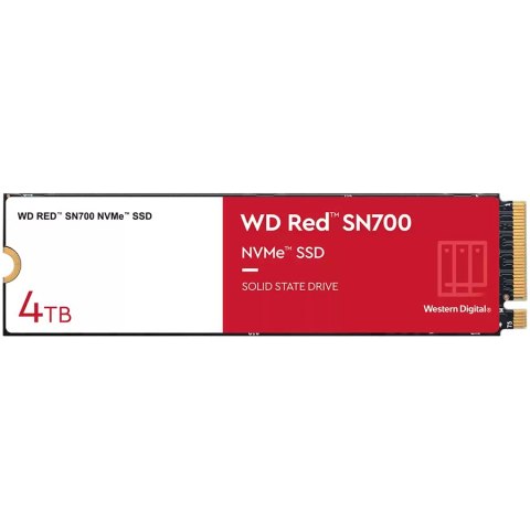 WD SSD Red SN700 4TB M.2 2280-D5-M PCIe Gen3 x4 NVMe, Read/Write: 3400/3100 MBps, IOPS 550K/520K, TBW: 5100