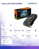 Gigabyte Karta graficzna GeForce RTX 5080 GAMING OC 16G 256BIT GDDR7 3DP/HDMI