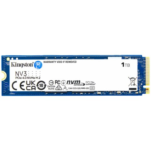KINGSTON 1TB NV3 SSD M.2 2280 PCIe 4.0 NVMe