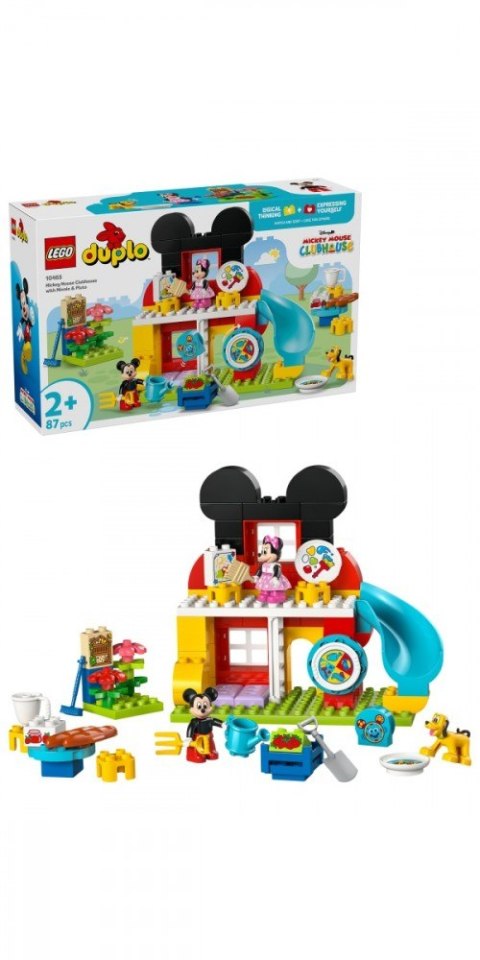 LEGO Klocki DUPLO Disney 10465 Klub Myszki Miki z Minnie i Pluto