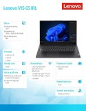 Lenovo Notebook V15 G5 83GW009APB W11Pro i5-13420H/16GB/512GB/INT/15.6 FHD/Business Black/3YRS OS