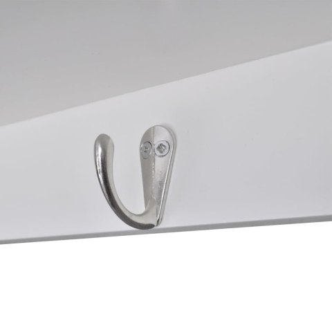 VidaXL Drevená kuchynská nástenná skrinka, biela