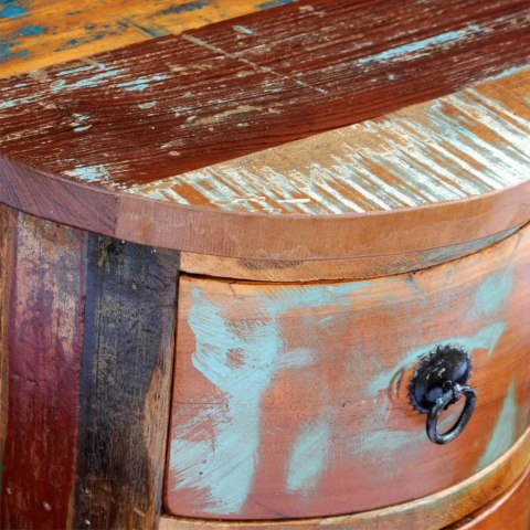 VidaXL Skrinka s recyklovaného masívu s 3 zásuvkami