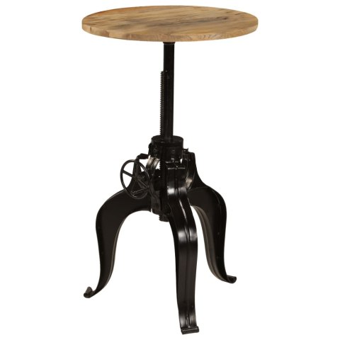 VidaXL Barový stôl masívne mangovníkové drevo 60x(76-110) cm