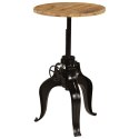 VidaXL Barový stôl masívne mangovníkové drevo 60x(76-110) cm