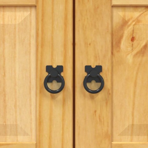 VidaXL TV skrinka z borovice v mexickom štýle Corona, 80x43x78 cm