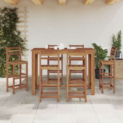 VidaXL Barový stolík, akáciový masív 150x70x105 cm