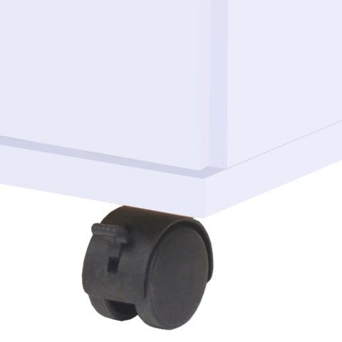 VidaXL Skrinka so zásuvkami 33x45x60 cm, biela