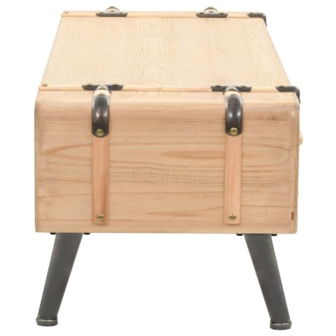 VidaXL TV skrinka, masívne jedľové drevo, 120x33x35 cm