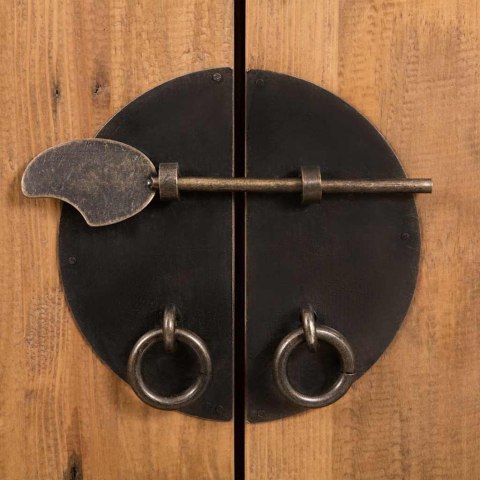 VidaXL Voľne stojaca kúpeľňová skrinka, borovicový masív 48x32x170 cm