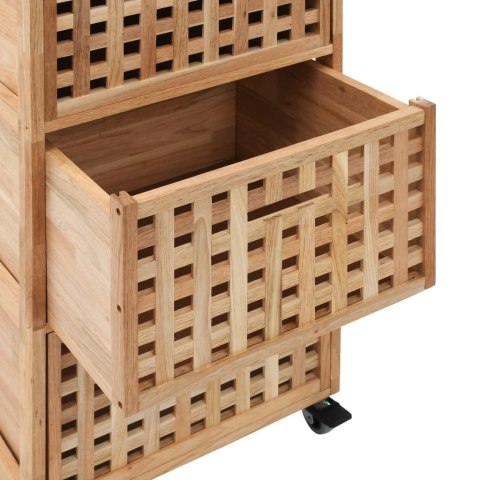 VidaXL Skrinka do kúpeľne 41x41x91 cm masívne orechové drevo