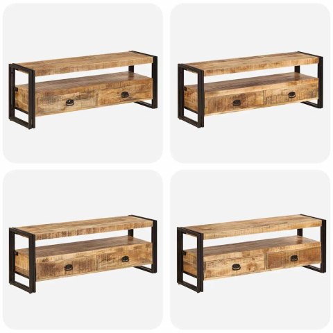 VidaXL TV skrinka 120x35x45 cm masívne mangovníkové drevo