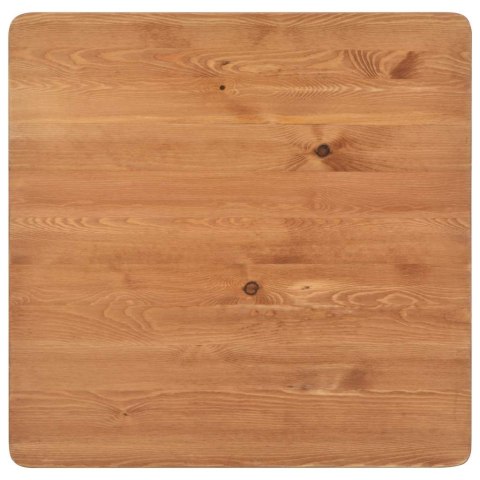 VidaXL Barový stôl čierny 60x60x108 cm borovicové drevo a oceľ