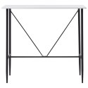 VidaXL Barový stôl biely 120x60x110 cm MDF